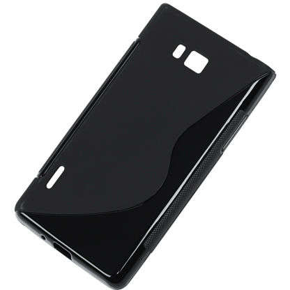 Husa M-Life Back Cover Case pentru LG L7 Negru
