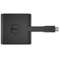 Adaptor Dell USB-C to HDMI/VGA/Ethernet/USB 3.0 Black