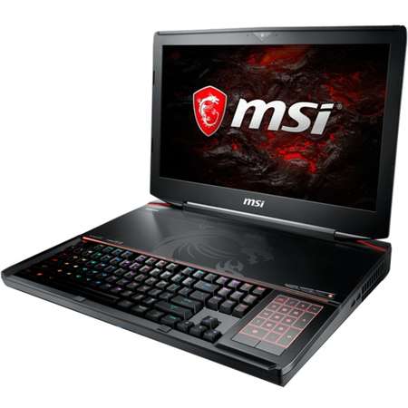 Laptop MSI GT83VR 7RE Titan SLI 18.4 inch Full HD Intel Core i7-7820HK 32GB DDR4 1TB HDD 256GB SSD Dual nVidia GeForce GTX 1070 8GB RGB Backlit Windows 10 Black