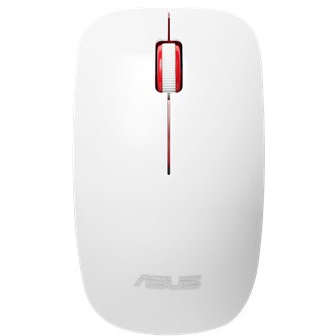 Mouse ASUS WT300 Optical Wireless White Red