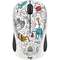 Mouse Logitech Wireless M238 Doodle Collection TECHIE WHITE