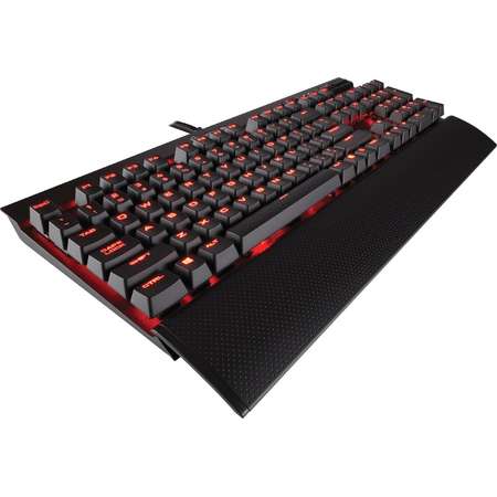 Tastatura gaming mecanica Corsair K70 LUX Red LED Cherry MX Brown Layout EU Black