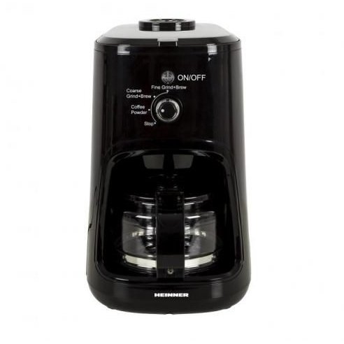 Cafetiera cu rasnita HCM-900RBK 900W 0.6 Litri Negru