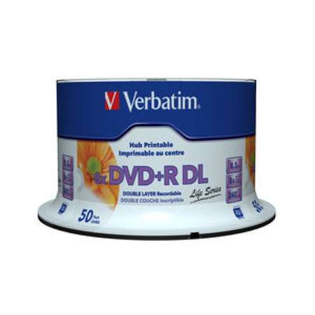 Mediu optic Verbatim BLANK DVD+R DL 8X 8.5GB 50 bucati