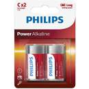 Baterii Philips Power Alkaline C 2-BLISTER