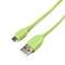 Cablu de date Serioux microUSB 1m Green