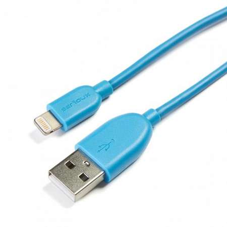 Cablu de date Serioux Lightning MFI 1m Blue