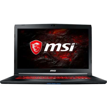 Laptop MSI GP72M 7REX Leopard Pro 17.3 inch Full HD Intel Core i7-7700HQ 8GB DDR4 1TB HDD 128GB SSD nVidia GeForce GTX 1050 Ti 4GB Red Backlit Windows 10 Black