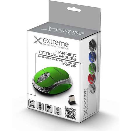 Mouse Esperanza Extreme XM105G Wireless Green