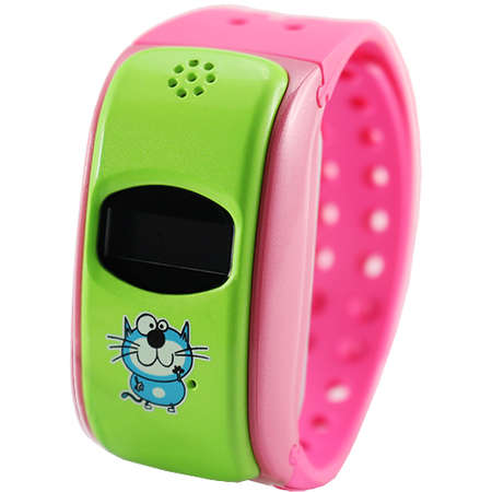 Smartwatch Star K303 City Silicon pentru copii cu GPS si apel SOS Pink