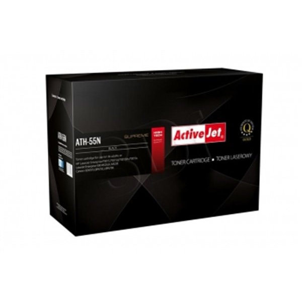 Toner compatibil ATH-55N Negru 6000 pag HP CE255A (55A), Canon CRG-724