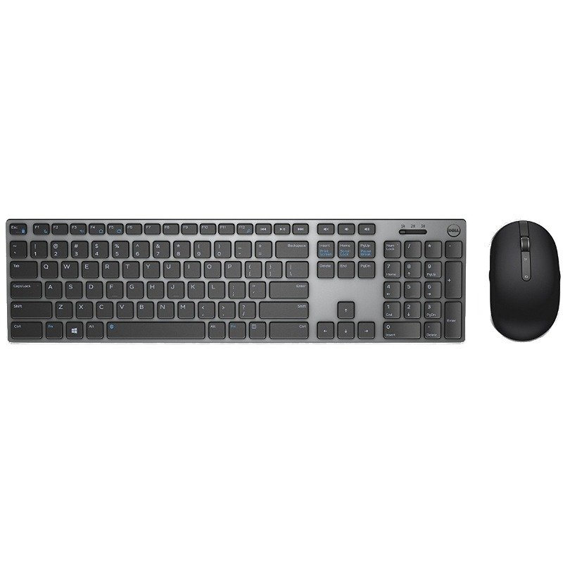 Kit tastatura si mouse KM717 Wireless Negru/Gri thumbnail