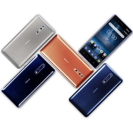 Smartphone Nokia 8 64GB Dual Sim 4G Silver