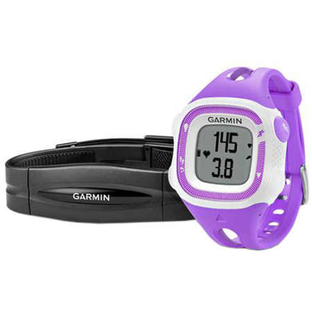 Smartwatch Garmin Forerunner 15 cu banda HR inclusa S Purple