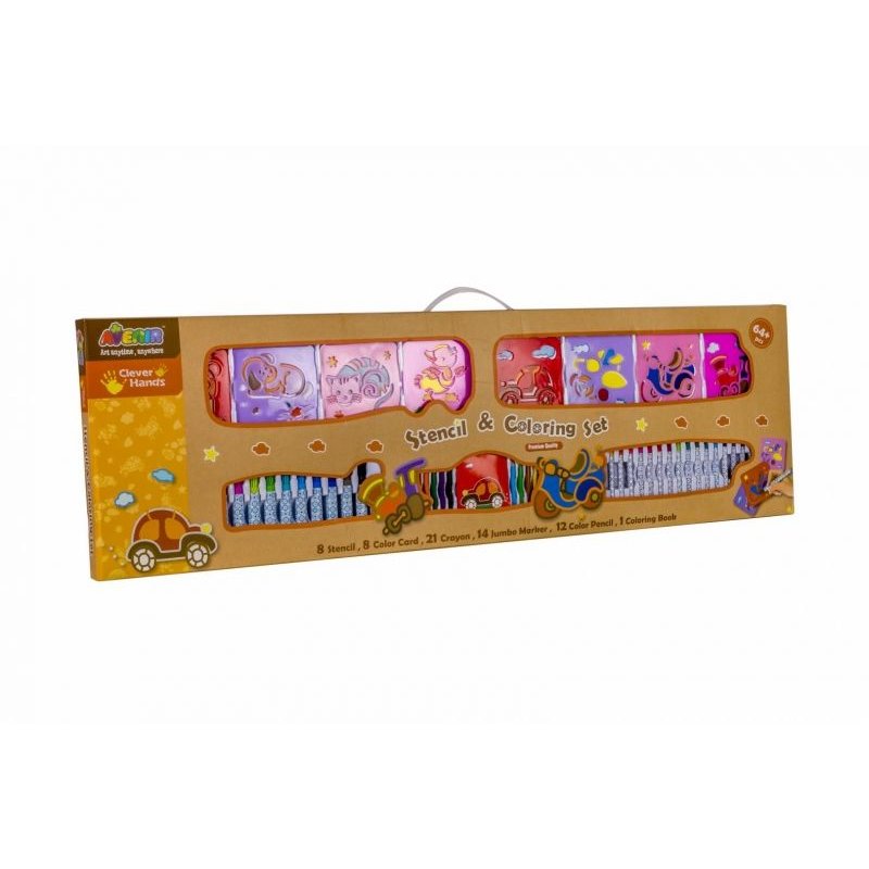Set de colorat cu sabloane