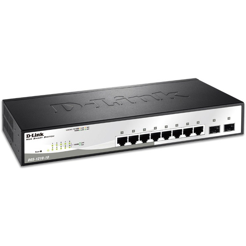 Switch DGS-1210-10 8 porturi Gigabit