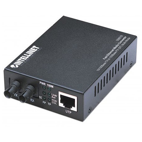 Media convertor 10/100Base-TX RJ45 / 100Base-FX (MM ST) 2km 1310nm