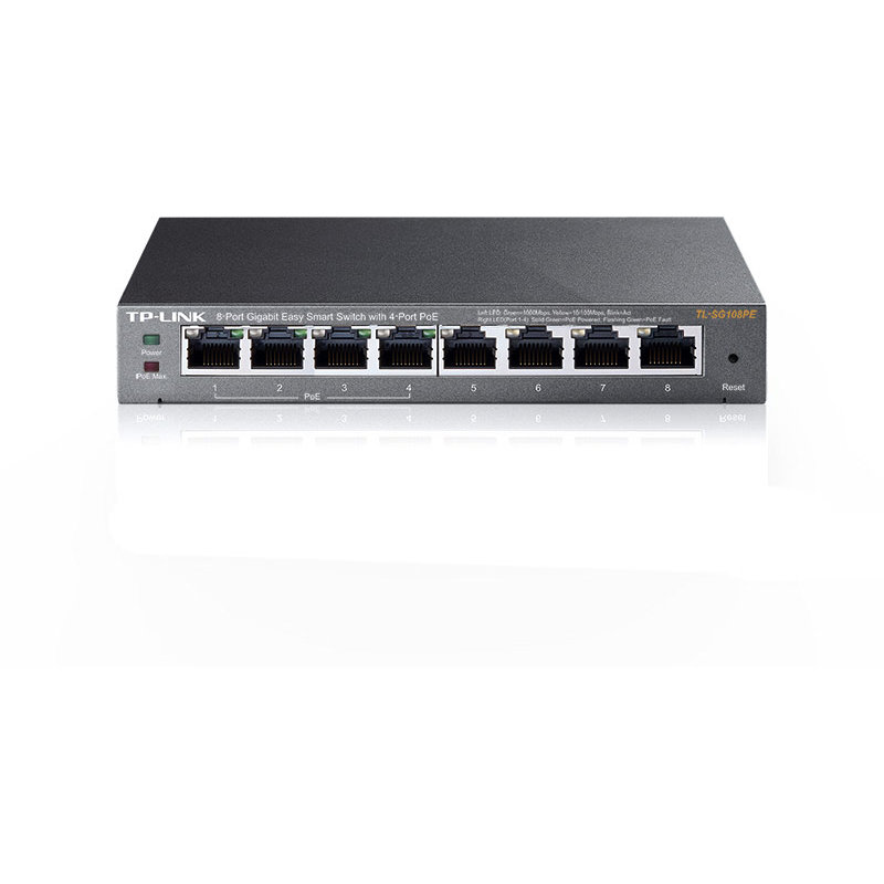 Switch TL-SG108PE 8 porturi Gigabit