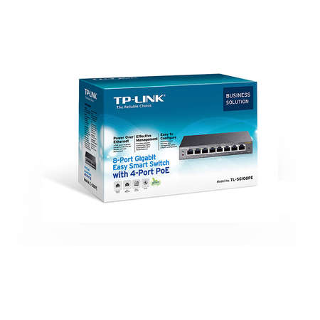 Switch TP-Link TL-SG108PE 8 porturi Gigabit