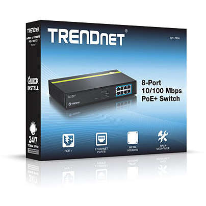 Switch Trendnet TPE-T80H 8 porturi PoE+