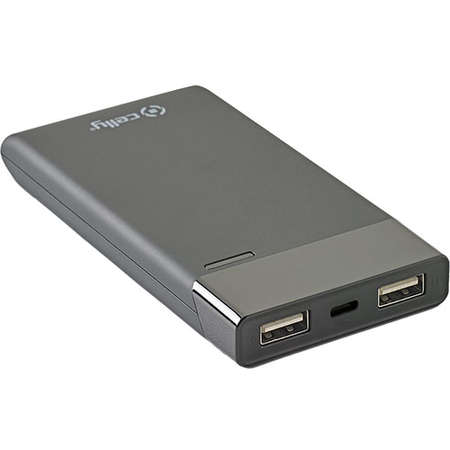 Baterie externa Celly PB5000LIGHT Cu Doua Porturi USB si Lightning 5000 mAh