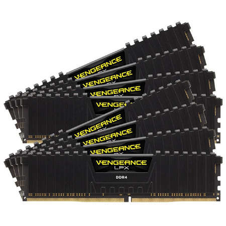 Memorie Corsair Vengeance LPX Black 64GB DDR4 2933 MHz CL16 Octa Channel Kit