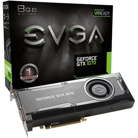 Placa video EVGA nVidia GeForce GTX 1070 Blower Edition 8GB DDR5 256bit