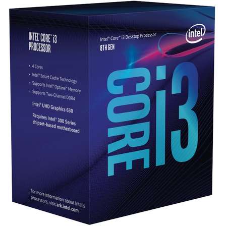 Procesor Intel Core i3-8100 Quad Core 3.6 GHz Socket 1151 BOX