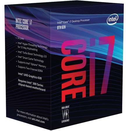 Procesor Intel Core i7-8700 Hexa Core 3.2 GHz Socket 1151 BOX