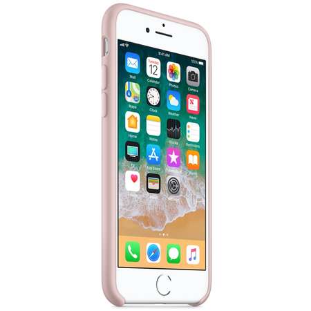 Husa Apple iPhone 8 Silicone Case Pink Sand