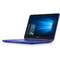 Laptop Dell Inspiron 3168 11.6 inch HD Touch Intel Pentium N3710 4GB DDR3 128GB SSD Windows 10 Blue 1Yr CIS