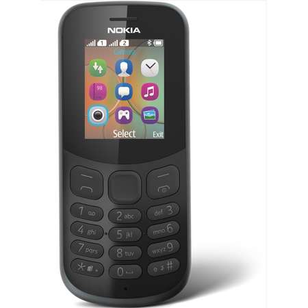 Telefon mobil Nokia 130 2017 Dual Sim Ecran QQVGA de 1.8inch Radio FM Black