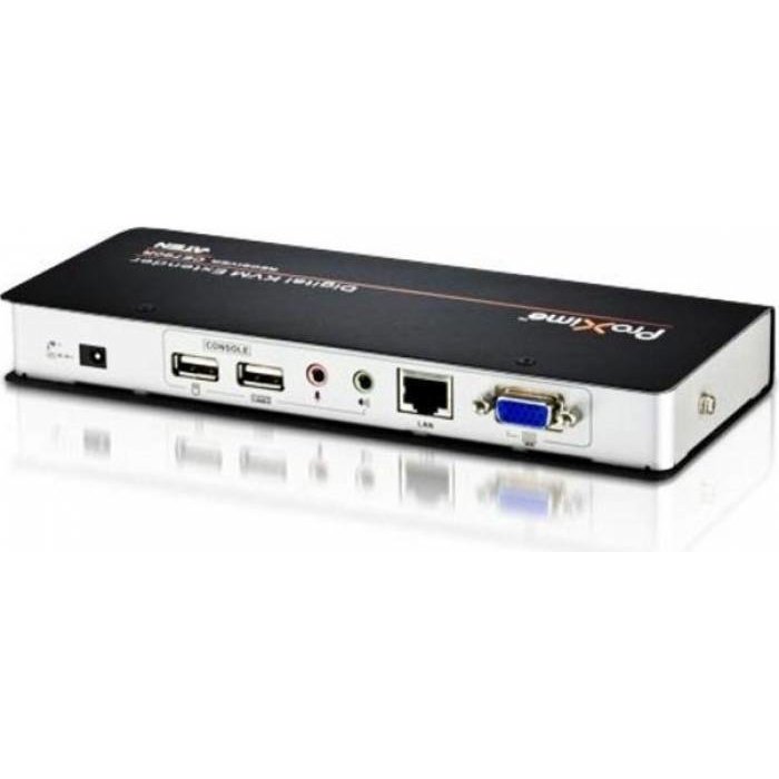 KVM CE770 USB KVM Extender with Deskew function and RS232