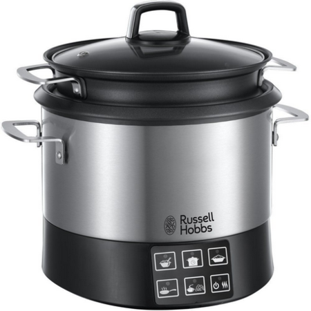Multicooker Russel Hobbs 23130-56 Cook at Home 1000W 4.5l 8 programe Inox