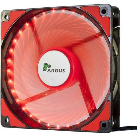 Ventilator Inter-Tech Argus L-12025 120mm Red LED