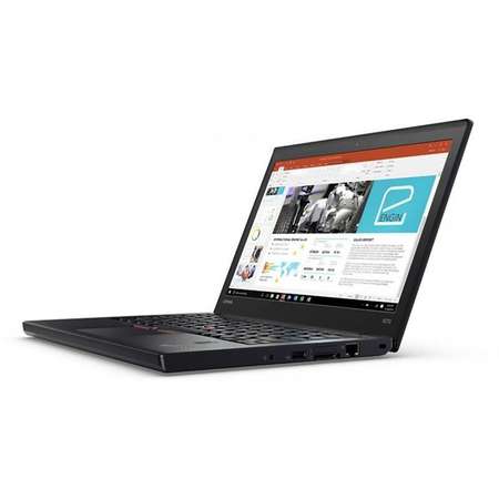 Laptop Lenovo ThinkPad X270 12.5 inch FHD Intel Core i7-7500U 8GB DDR4 256GB SSD FPR Windows 10 Pro Black