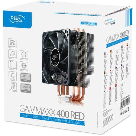 Cooler procesor Deepcool GAMMAXX 400 Red
