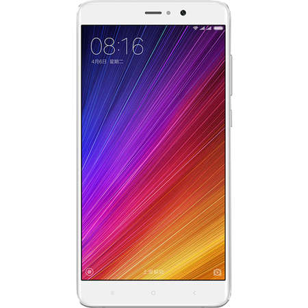 Smartphone Xiaomi Mi 5s Plus 64GB Dual Sim 4G White Silver