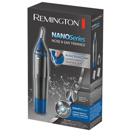 Trimmer pentru nas și urechi Remington NE3850 Nano Series Black / Blue — imaginea 3