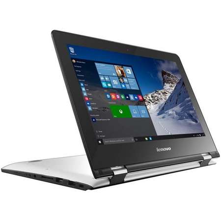 Laptop Lenovo IdeaPad Yoga 300-11IBR 11.6 inch HD Touch Intel Celeron N3060 4GB DDR3 32GB eMMC Windows 10 Home White
