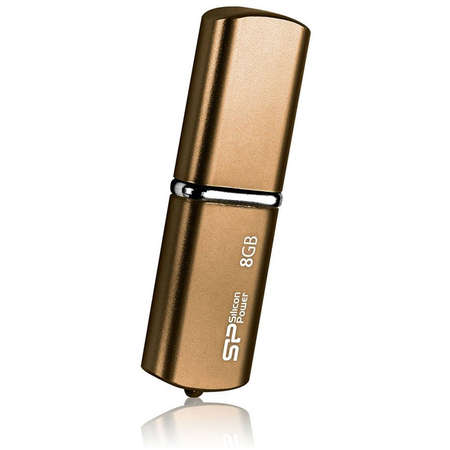 Memorie USB Silicon Power LuxMini 720 8GB USB 2.0 Aluminum Matt Bronze