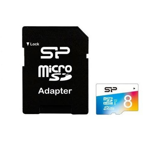 Card microSDHC 8GB Elite UHS-1 U1 cu adaptor SD