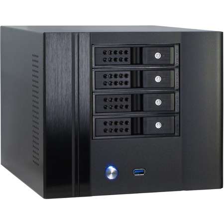 Carcasa server NAS fara sursa Inter-Tech SC-4004 Black