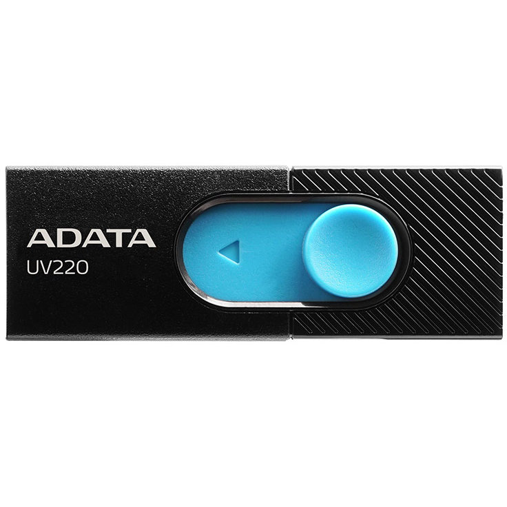 Memorie USB ADATA UV220, 32GB, USB 2.0, Negru/Albastru - imagine 2