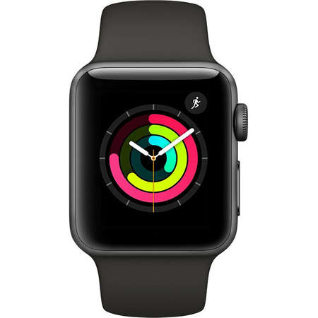 Smartwatch Apple Watch Series 3 GPS 38mm Space Grey Aluminium Case Grey Sport Ban