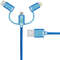 Cablu de date ABC Tech 30 CM Universal Blue
