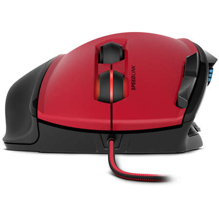 Mouse gaming SpeedLink Scelus Black / Red