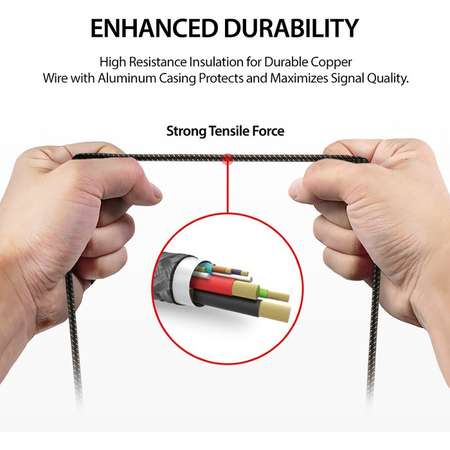 Cablu de date Ringke Smart Fish Lightning 1.2m