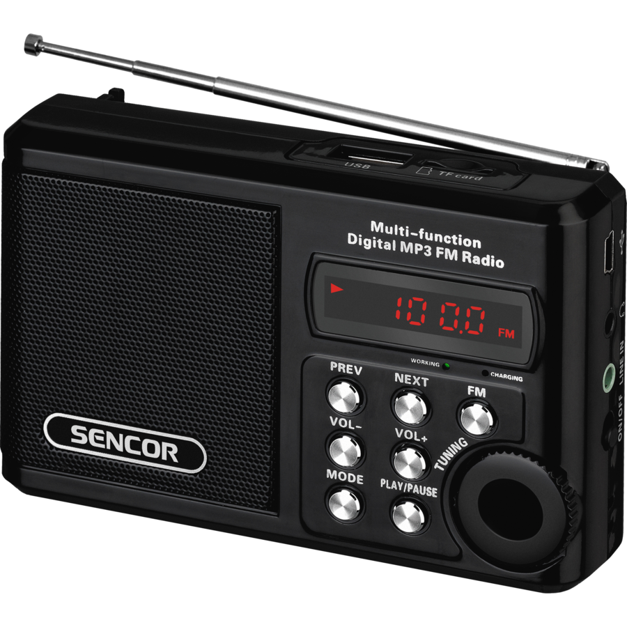 Radio SRD 215 B Black