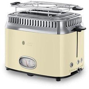 Prajitor de paine 21682-56 Retro Vintage 1200W 2 felii Cream